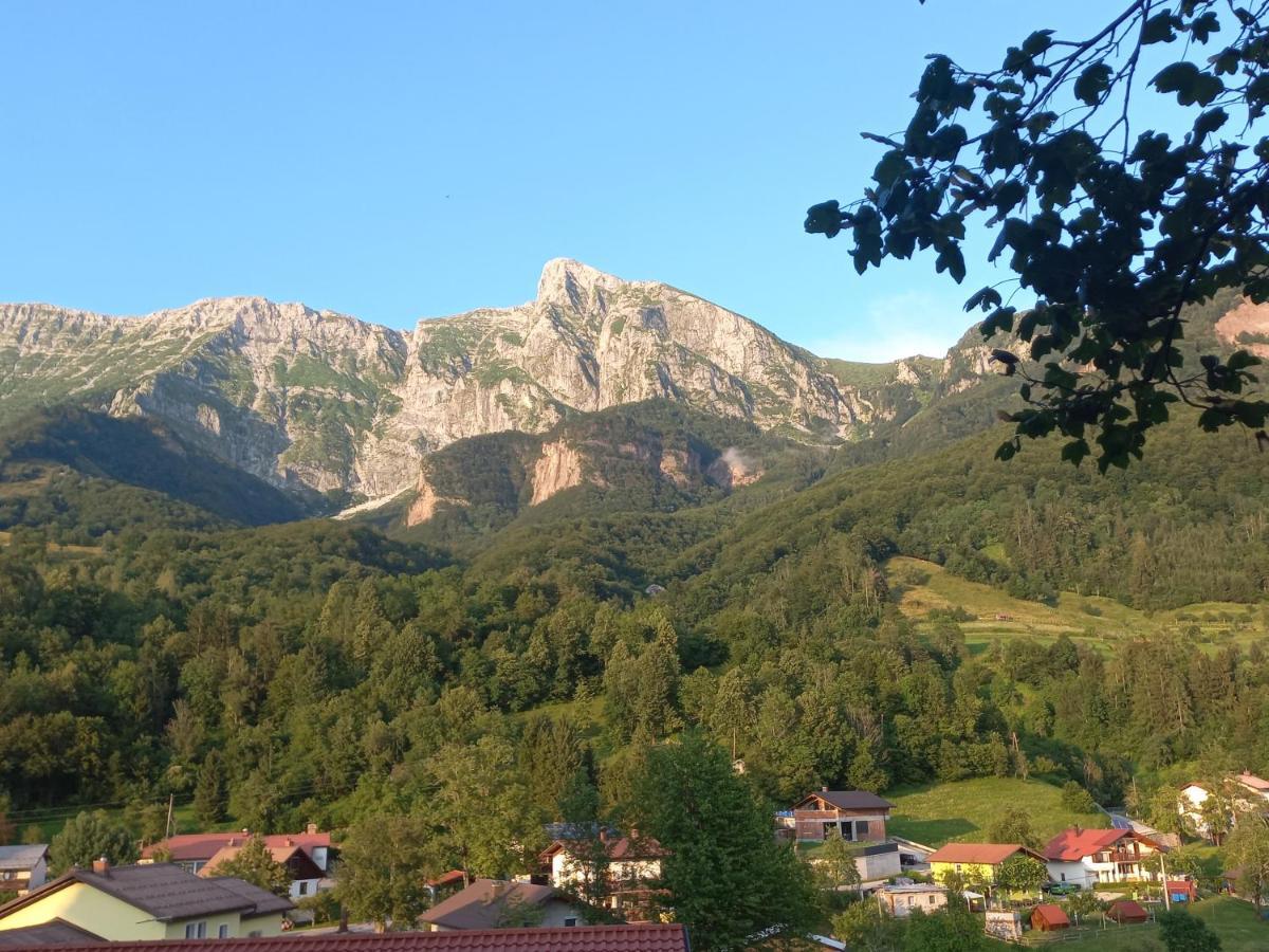 Apartmán Hisa Za Gradom Kobarid Exteriér fotografie