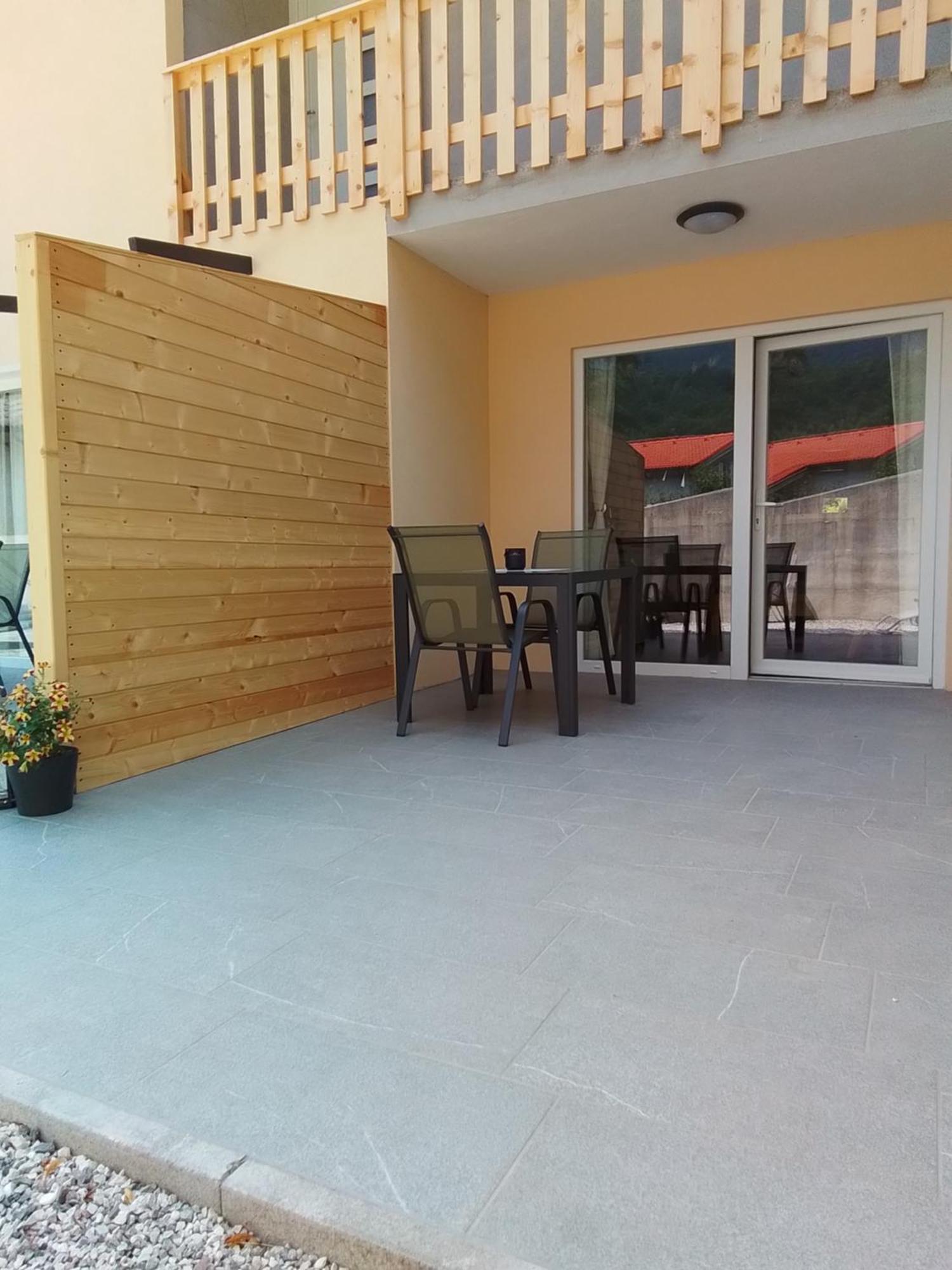 Apartmán Hisa Za Gradom Kobarid Exteriér fotografie